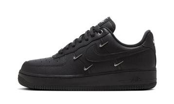 Nike Air Force 1 Low 07 LX Black Silver Mini Swoosh (W) beschikbaar voor biedingen
