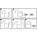 Silverline Waterbestendig combinatie hangslot - 50 mm - 1..., Ophalen of Verzenden, Nieuw