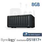 NAS Synology DS1817+ 8GB nieuwstaat in doos, Computers en Software, NAS, Ophalen of Verzenden, Refurbished