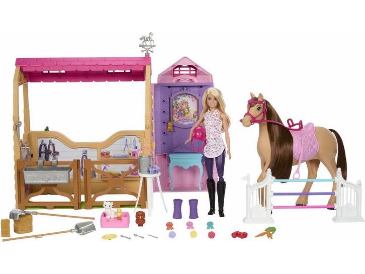 Barbie - Mysteries - The Great Horse Chase - Paard Droomstal, Kinderen en Baby's, Speelgoed | Overig, Zo goed als nieuw, Verzenden