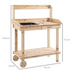 Plantentafel Met Lade 92 Cm X 45 Cm X 119 Cm