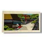 Toriimoto - houtsnede - Ido masao  (1945-2016) - Japan -