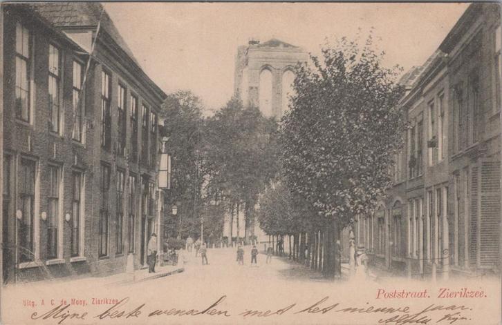 ZIERIKZEE - Poststraat, Verzamelen, Ansichtkaarten | Nederland