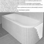 Ligbad Society 190X120X50 Cm Pergamon, Doe-het-zelf en Verbouw, Sanitair, Ophalen of Verzenden, Nieuw