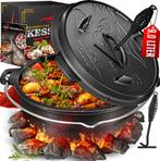 KESSER® Dutch Oven Set - 9L - Vuurpan - Stoofpan - Gietijzer, Verzenden, Nieuw
