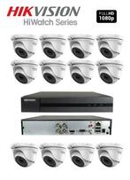 Hikvision Turbo Complete set van 12x 2 MP Camera's +2TB, Zakelijke goederen, Kantoor en Winkelinrichting | Beveiliging, Ophalen of Verzenden