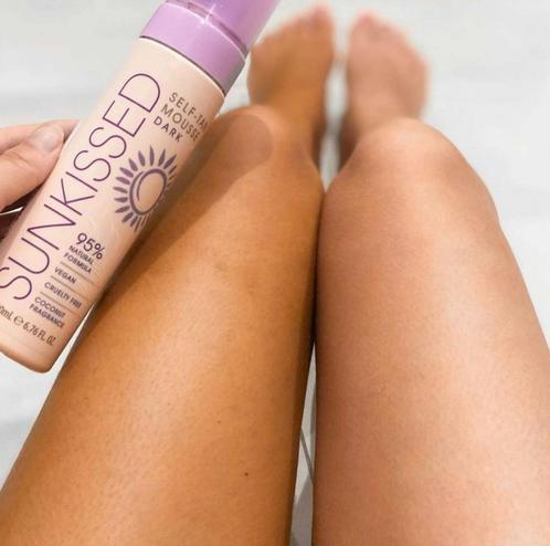 Sunkissed Dark Self Tan Mousse - 200ml, Sieraden, Tassen en Uiterlijk, Uiterlijk | Gezichtsverzorging, Overige typen, Nieuw, Ophalen of Verzenden
