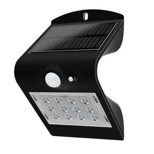 Solar LED wandlamp Carl I met 14 leds en sensor, Tuin en Terras, Buitenverlichting, Led, Minder dan 50 watt, Nieuw, Kunststof