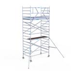 Rolsteiger Original 135x250 6,2m werkhoogte tegen de gevel, Doe-het-zelf en Verbouw, Steigers, Verzenden, Nieuw, Rolsteiger of Kamersteiger