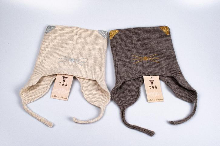 Wollen muts  - 100% schapenwol  uit Mongolië - Fraai patroon, Kinderen en Baby's, Kinderkleding | Mutsen, Sjaals en Handschoenen