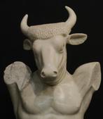 sculptuur, Scultura di Minotauro in marmo - 76 cm - Marmer, Antiek en Kunst, Antiek | Keramiek en Aardewerk