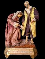 Beeldje - Madonna e San Giuseppe, presepe napoletano -, Antiek en Kunst