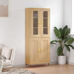 vidaXL buffetkast 69,5x34x180 cm bewerkt hout sonoma, Huis en Inrichting, Kasten | Buffetkasten, Verzenden, Nieuw, Overige houtsoorten