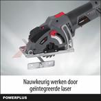 Powerplus POWE30040 Invalzaag - 500W - Ø85mm - Incl., Verzenden, Zo goed als nieuw