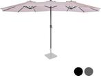2dekans | VONROC Parasol – Dubbele Parasol & Incl., Ophalen of Verzenden, Zo goed als nieuw