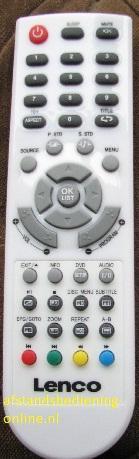 Afstandsbediening Lenco dvt-2236, Audio, Tv en Foto, Afstandsbedieningen, Ophalen of Verzenden, Nieuw, Origineel