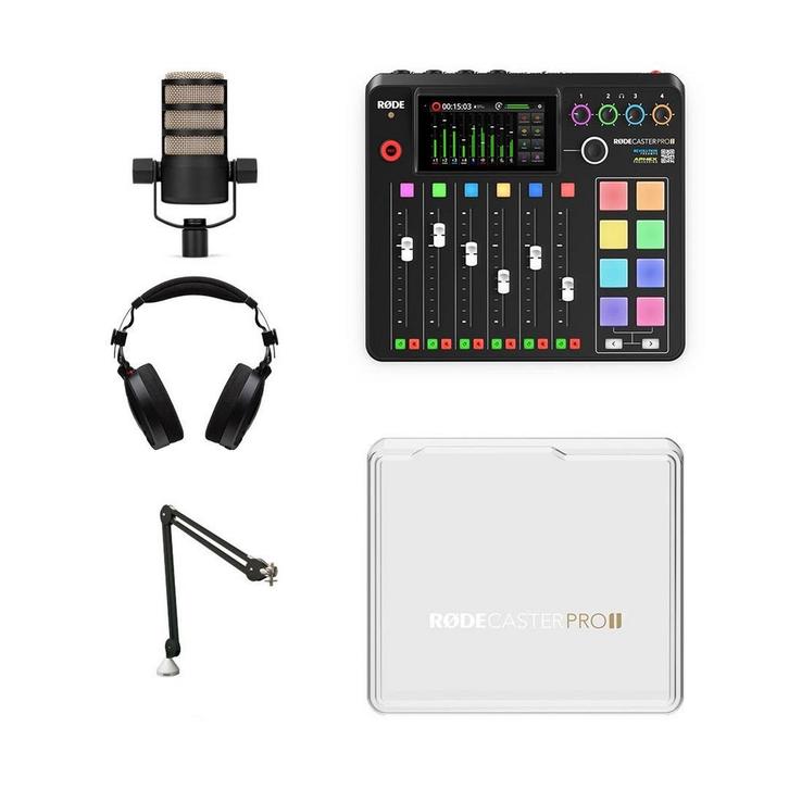 RØDE RODECaster Pro 2 + Solo Bundle, Audio, Tv en Foto, Professionele Audio-, Tv- en Video-apparatuur, Verzenden