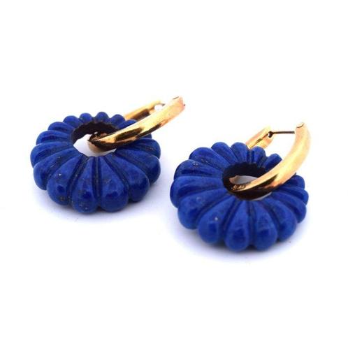 Oorbellen - 18 karaat Geel goud Lapis lazuli - POMELLATO, Sieraden, Tassen en Uiterlijk, Oorbellen