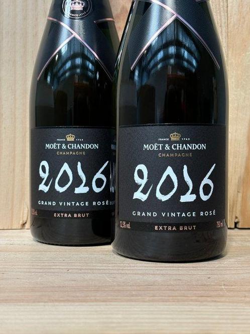 2016 Moët & Chandon, Grand Vintage Rosé - Champagne Brut - 2, Verzamelen, Wijnen