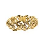 Exclusief 18 Krt. Gouden armband met diamant; 0,80 ct. |..., Gebruikt, Overige kleuren, Ophalen of Verzenden, Met edelsteen