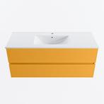 MONDIAZ VICA 120cm badmeubel onderkast Ocher 2 lades., Ophalen of Verzenden, Nieuw, Bad
