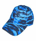 Cap Camouflage Patroon Maat 54cm - 59cm Zwart Blauw, Verzenden, Nieuw