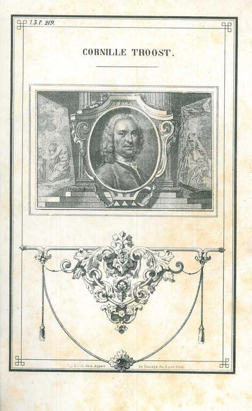 Portrait of Cornelis Troost, Antiek en Kunst, Kunst | Etsen en Gravures