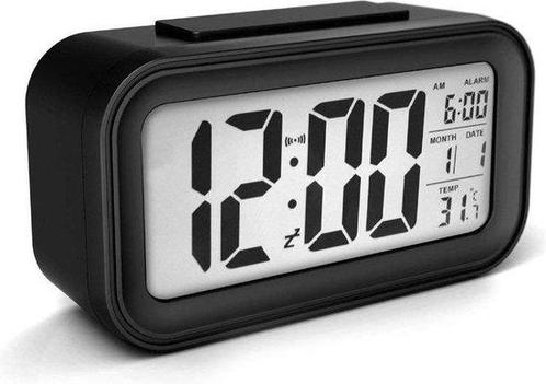 Digitale Wekker - Alarmklok met Temperatuurmeter, Snooze ..., Witgoed en Apparatuur, Wekkers, Verzenden