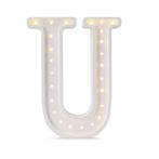 Houten letter lamp U – handgemaakt en sfeervolle verlicht., Kinderen en Baby's, Kinderkamer | Inrichting en Decoratie, Ophalen of Verzenden
