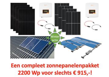 Winteractie pakket zonnepanelen Risen, Jinko, Trina ,TWSolar beschikbaar voor biedingen