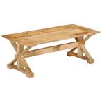 vidaXL Salontafel 110x52x40 cm massief mangohout, Huis en Inrichting, Tafels | Salontafels, 100 tot 150 cm, Verzenden, Nieuw, 50 tot 100 cm