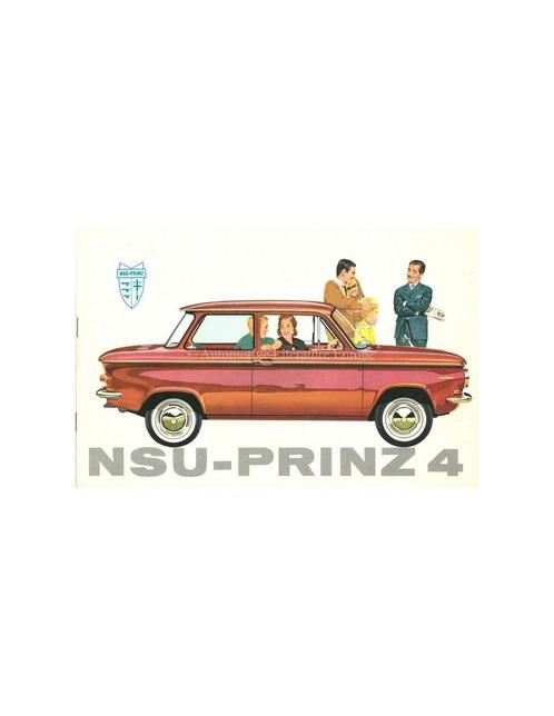1961 NSU PRINZ 4 BROCHURE NEDERLANDS, Boeken, Auto's | Folders en Tijdschriften