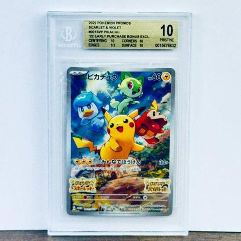 Pokémon Graded card - Pikachu - Beckett 10, Hobby en Vrije tijd, Verzamelkaartspellen | Pokémon
