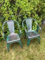 Tolix - Stoel (2) - Model C - IJzer - Fauteuil, Antiek en Kunst