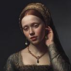 Le Yack - La jeune dame au voile d’or - Hand signed