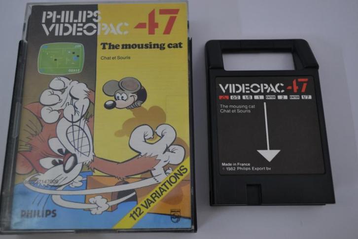 The Mousing Cat (VIDEOPAC 47), Spelcomputers en Games, Spelcomputers | Overige, Zo goed als nieuw, Verzenden
