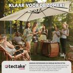 2dekans | tectake - Rechthoekige parasol met beschermhoes en, Ophalen of Verzenden, Zo goed als nieuw