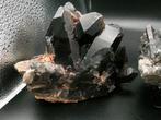 Set van 4 roestkleurige quartz Vrije vorm- 970 g, Verzamelen, Mineralen en Fossielen