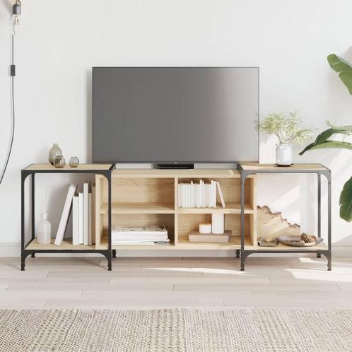 vidaXL Tv-meubel 153x37x50 cm bewerkt hout sonoma, Huis en Inrichting, Kasten | Televisiemeubels, 25 tot 50 cm, Nieuw, Overige houtsoorten