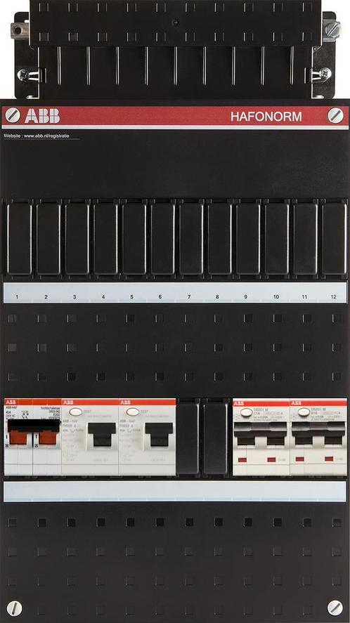 ABB Hafonorm PV-WP-Groepenkast | HS 40A - 0 groepen 2 x ALS, Doe-het-zelf en Verbouw, Elektra en Kabels, Nieuw, Ophalen of Verzenden