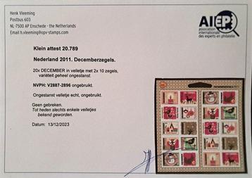Nederland 2011 - misdruk V2887/96 - volledig ongestanst - beschikbaar voor biedingen