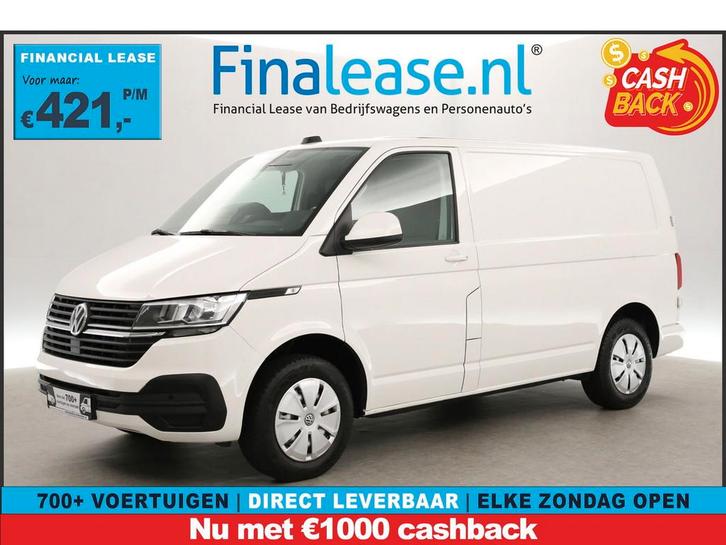 Volkswagen Transporter 2.0 TDI L1H1 140PK MARGE Automaat Cam, Auto's, Bestelauto's, Lease, Automaat, Diesel, Wit, Volkswagen, Verzenden