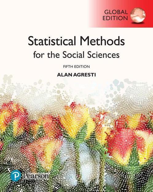 Statistical Methods for the Social Sciences Gl 9781292220314, Boeken, Studieboeken en Cursussen, Zo goed als nieuw, Verzenden