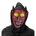 Rode duivel masker met capuchon voor volwassenen - Hallowe.., Nieuw, Ophalen of Verzenden
