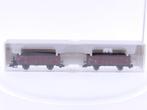 Schaal H0 Fleischmann 82 5215 K set van 2 goederenwagens..., Hobby en Vrije tijd, Modeltreinen | H0, Gelijkstroom, Fleischmann