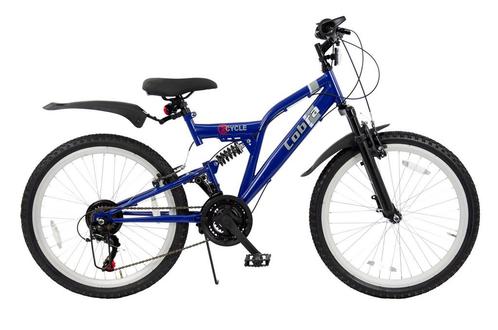 2Cycle Cobra MTB - 24 inch - 18-speed - Blauw, Fietsen en Brommers, Fietsen | Jongens, 24 inch, Nieuw, Verzenden