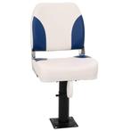 vidaXL 2-delige Bootstoelenset inklapbaar 41x36x48 cm blauw, Watersport en Boten, Verzenden, Nieuw