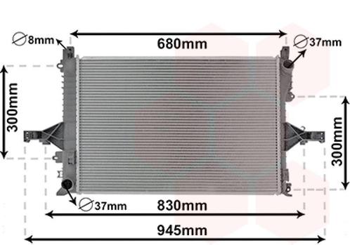 RADIATOR VOOR VOLVO S60 RS 2000-2004 36002407, Auto-onderdelen, Airco en Verwarming, Nieuw, Ophalen of Verzenden