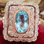 Zonder minimumprijs - Ring - 9 kt. Roségoud, Zilver, Nieuw