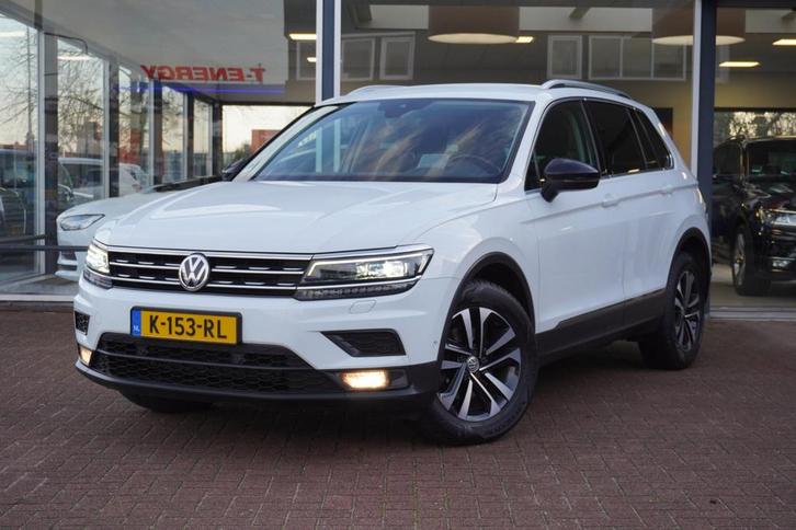 Zakelijke Lease |  Volkswagen Tiguan 2.0 TDI Highline | Auto, Auto's, Volkswagen, Dealer onderhouden, Lease, Grijs, Automaat, SUV of Terreinwagen